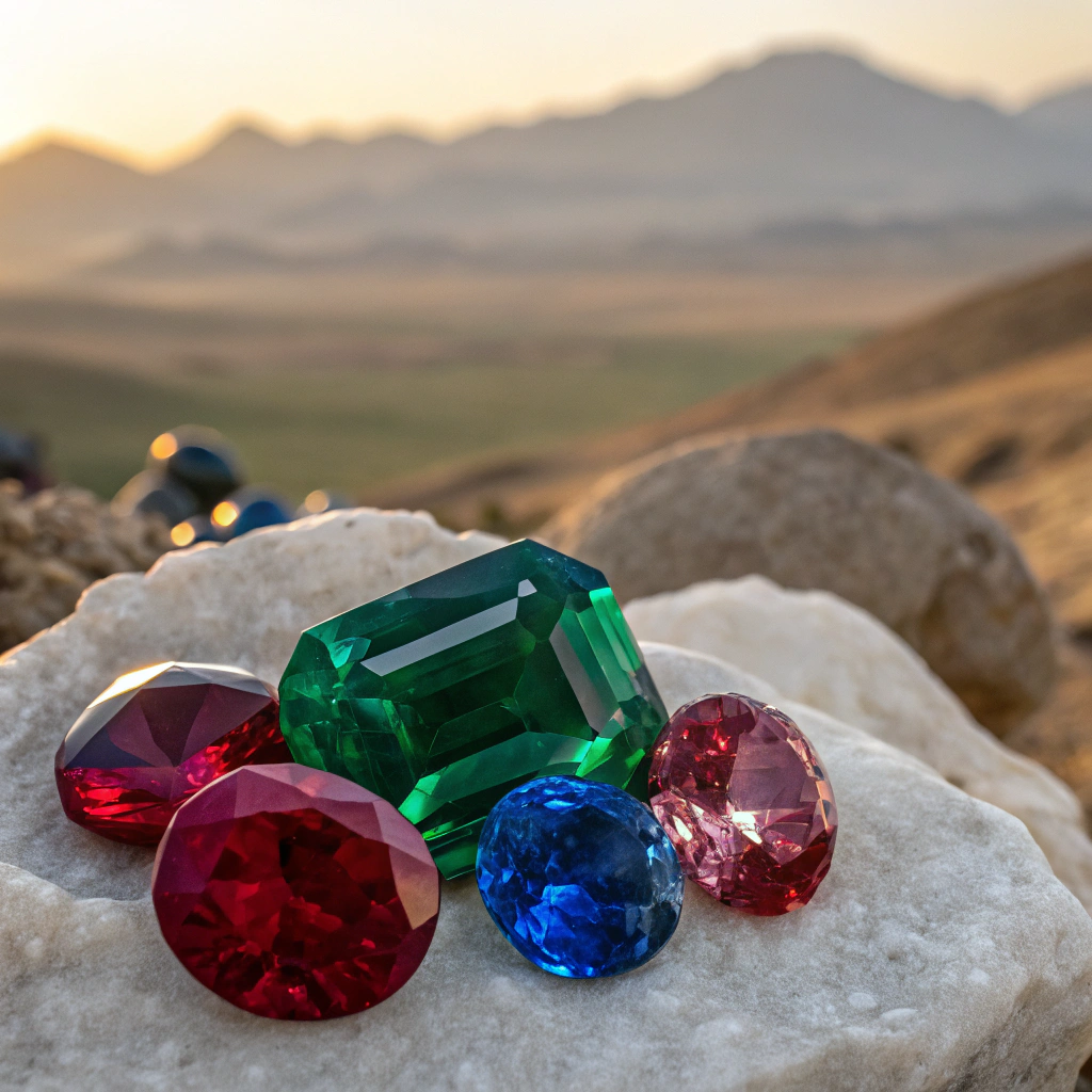 Asian precious gemstone trade and fine jewellery salon interaction