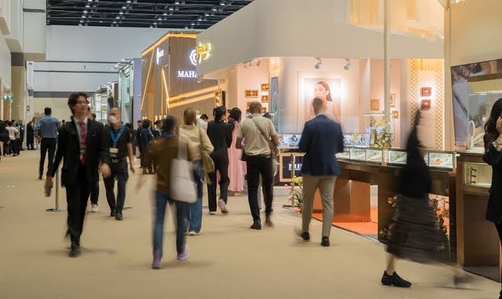 International fine jewellery commercial exhibition display